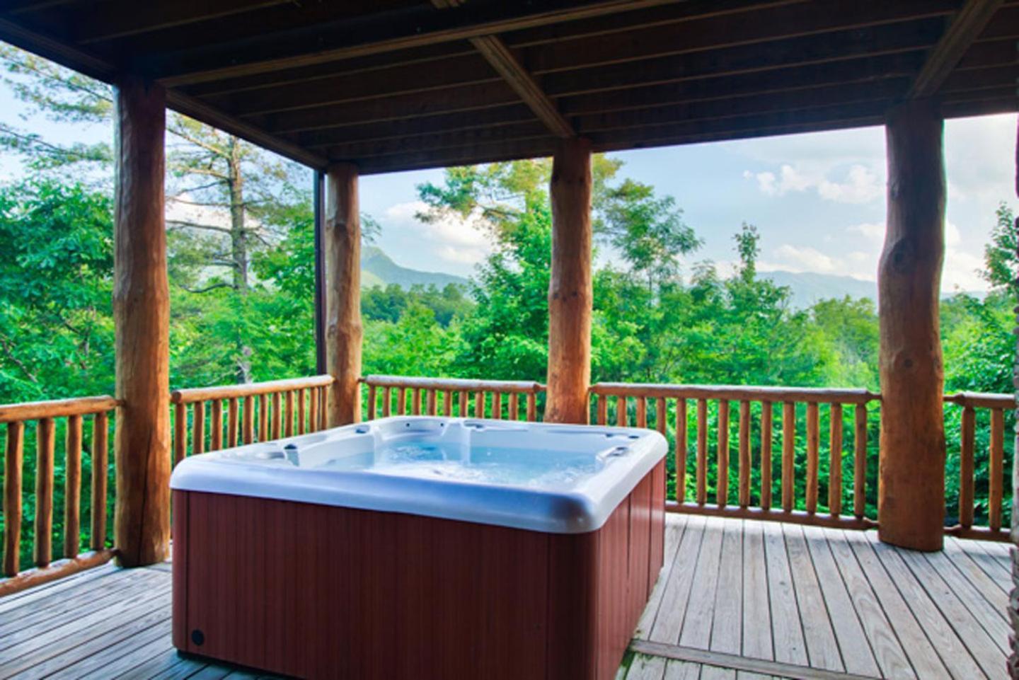 Big Bear Ridge Lodge - Breathtaking Mountain Views And Private Forest Scenes In Amazing Large Log Cabin Gatlinburg Dış mekan fotoğraf