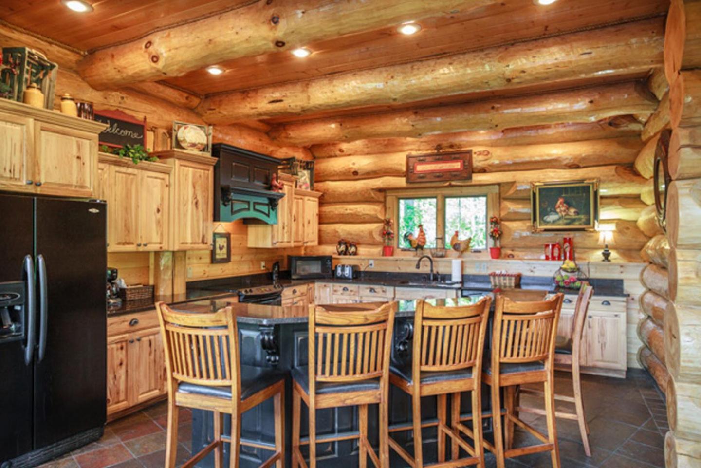 Big Bear Ridge Lodge - Breathtaking Mountain Views And Private Forest Scenes In Amazing Large Log Cabin Gatlinburg Dış mekan fotoğraf
